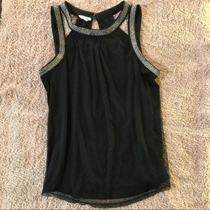 Maurices black tank top, size M